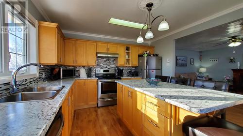 1-5 Cahill'S Lane, Bell Island, NL - Indoor Photo Showing Kitchen With Double Sink