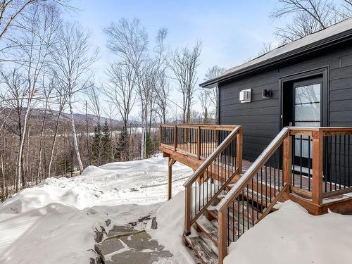Aerial photo - 20 Ch. Du Soleil-Levant, Saint-Donat, QC - Outdoor With Body Of Water With View
