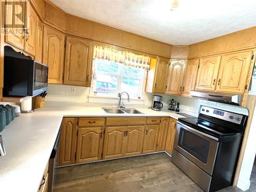 14 Richmond Street, Grand Falls-Windsor, NL - Indoor Photo Showing Kitchen With Double Sink