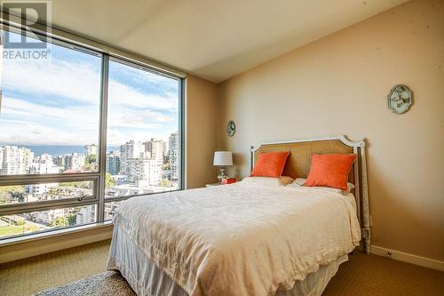1505 1005 Beach Avenue, Vancouver, BC - Indoor Photo Showing Bedroom
