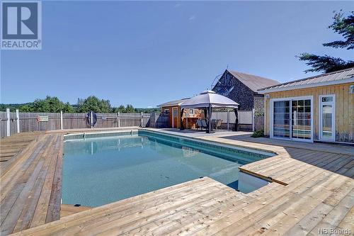 120 Cross Road, Temperance Vale, NB - Outdoor With In Ground Pool With Deck Patio Veranda