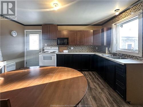 5374 Route 134, Allardville, NB - Indoor Photo Showing Kitchen With Double Sink