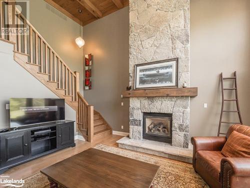 3876 Muskoka Rd Hwy 118 W Unit# Sandfield 4 Week 1, Port Carling, ON - Indoor Photo Showing Living Room With Fireplace