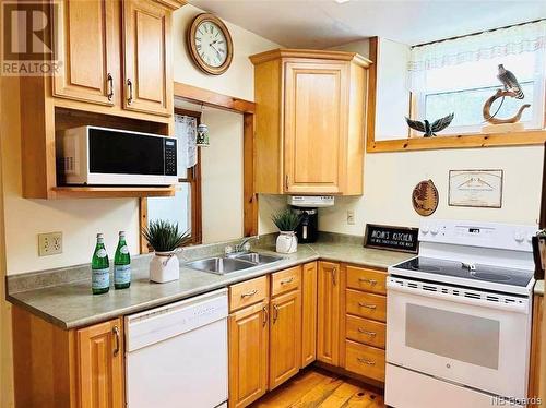 459 Route 845, Kingston, NB - Indoor Photo Showing Kitchen With Double Sink