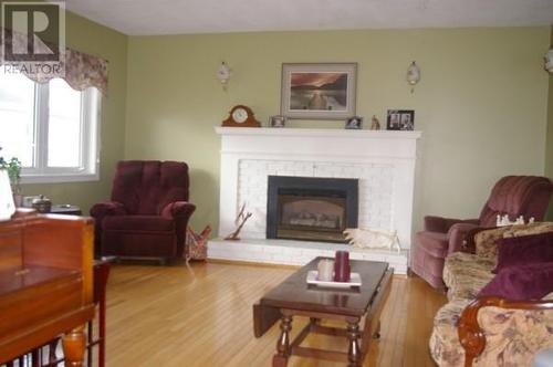 38 Main Street, Stephenville Crossing, NL - Indoor Photo Showing Living Room With Fireplace