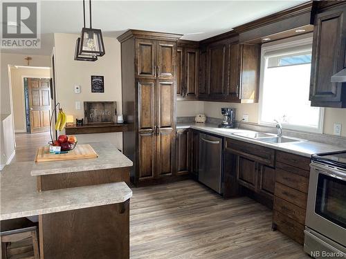 143 Rue Des Montagnes, Kedgwick, NB - Indoor Photo Showing Kitchen With Double Sink