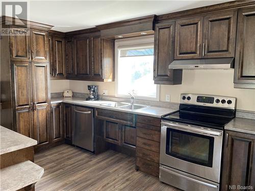 143 Rue Des Montagnes, Kedgwick, NB - Indoor Photo Showing Kitchen With Double Sink