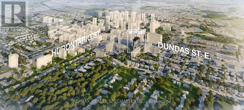 #1712 -86 Dundas St E, Mississauga, ON - Outdoor With View