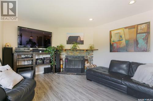 Fairy Hill Acreage - 9.98 Acres, Cupar Rm No. 218, SK - Indoor Photo Showing Living Room With Fireplace