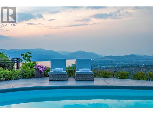 936 Lamont Lane, Kelowna, BC - Outdoor With In Ground Pool With View