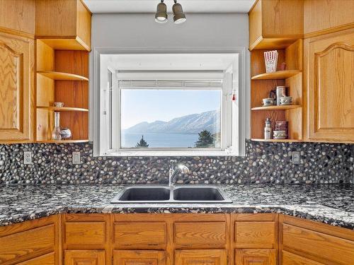 6098 Gummow Road, Peachland, BC - Indoor Photo Showing Kitchen With Double Sink