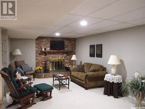 503 2Nd Street W, Leader, SK - Indoor With Fireplace