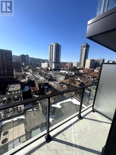 909 - 1 Jarvis Street N, Hamilton, ON - Outdoor With Balcony With View