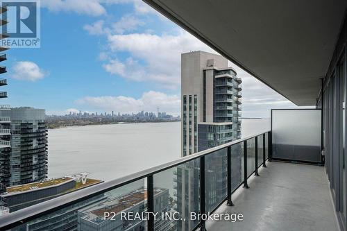 #3302 -70 Annie Craig Dr, Toronto, ON - Outdoor With Balcony With View