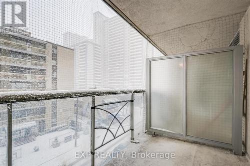 407 - 225 Wellesley Street, Toronto, ON - Outdoor With Balcony With Exterior