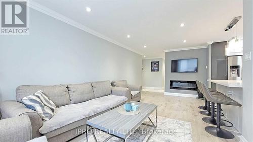 #102 -3170 Kirwin Ave, Mississauga, ON - Indoor Photo Showing Living Room With Fireplace