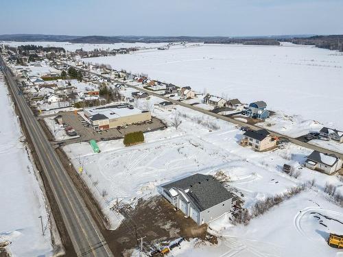 Aerial photo - 2448  - 2450 Rue Laflèche, Saint-Paulin, QC - Outdoor With Body Of Water With View