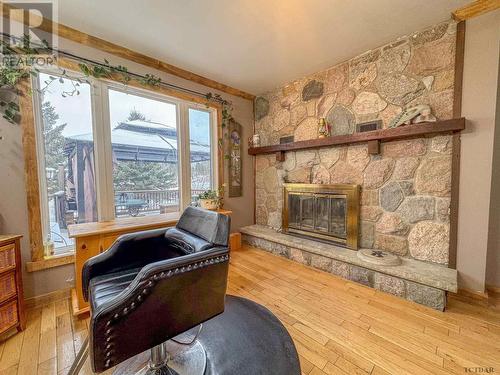 456 Second Ave, Matheson, ON - Indoor With Fireplace