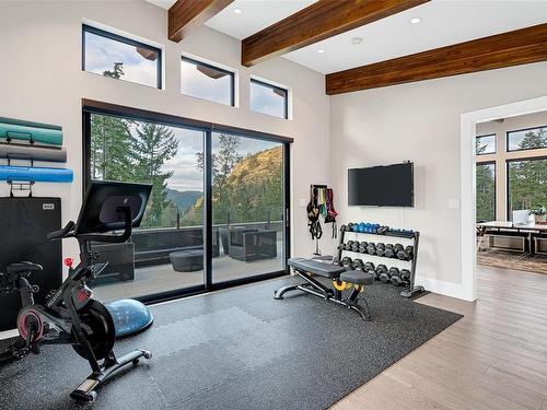 2022 Pebble Dr, Langford, BC - Indoor Photo Showing Gym Room