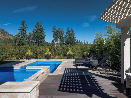 2022 Pebble Dr, Langford, BC - Outdoor With In Ground Pool