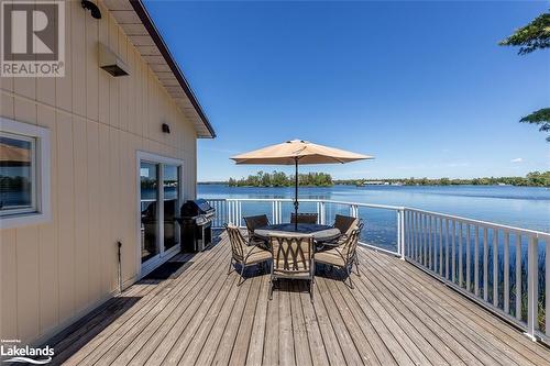 36 Yellowhead Island, Port Severn, ON - Outdoor With Body Of Water With Deck Patio Veranda With Exterior