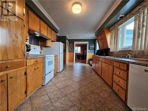 372 Drummond Station Road, Drummond, NB - Indoor Photo Showing Kitchen With Double Sink