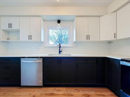 208 Holmesdale Ave, Hamilton, ON - Indoor Photo Showing Kitchen With Double Sink