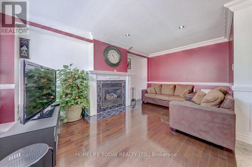 27 Crowsnest Cres, Brampton, ON - Indoor With Fireplace
