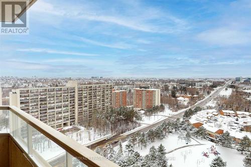 #1907 -10 Torresdale Ave, Toronto, ON - Outdoor With Balcony With View