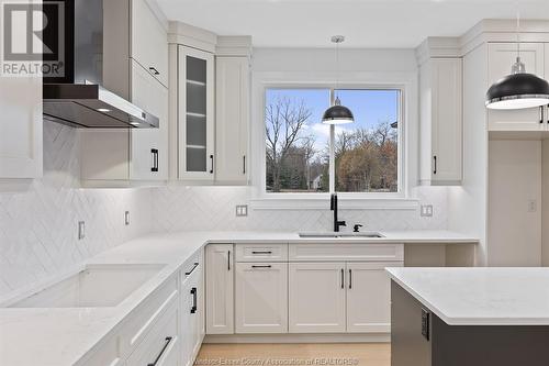 569 Orchards Crescent, Windsor, ON - Indoor Photo Showing Kitchen With Upgraded Kitchen