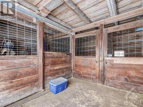 4 Box stalls in Barn - 841 Old Union Hall Road, Almonte, ON - Indoor Photo Showing Other Room