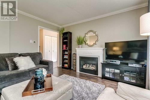 632 Galahad Drive, Oshawa, ON - Indoor Photo Showing Living Room With Fireplace