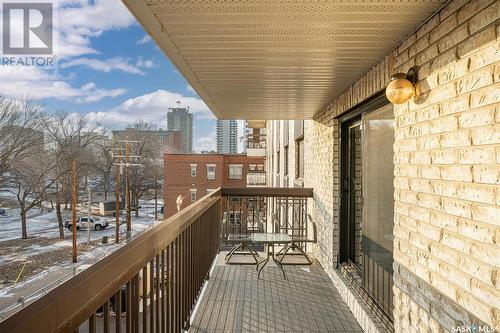 202 510 5Th Avenue N, Saskatoon, SK - Outdoor With Balcony With Deck Patio Veranda With Exterior