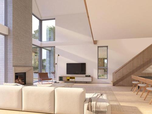 Overall view - 4010 Rue De La Fougère, Saint-Bruno-De-Montarville, QC - Indoor Photo Showing Living Room With Fireplace