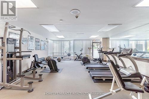 1705 - 26 Hanover Road, Brampton, ON - Indoor Photo Showing Gym Room