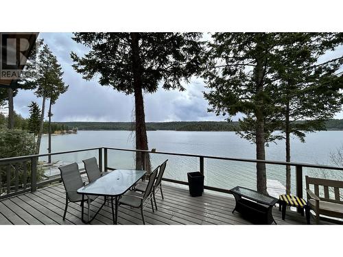 3764 Emerald Crescent, Lac La Hache, BC - Outdoor With Body Of Water With Deck Patio Veranda With View