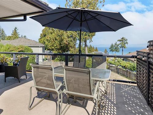 211 Wallace Way, Qualicum Beach, BC - Outdoor With Body Of Water With Deck Patio Veranda With Exterior