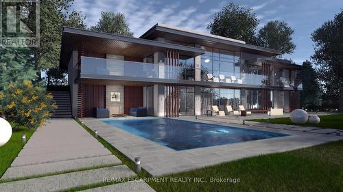 540 Sir Richard'S Road, Mississauga, ON - Outdoor With In Ground Pool
