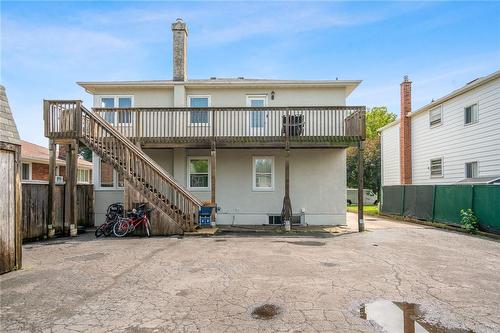 Parking for 4+ vehicles - 19 Fawell Avenue, St. Catharines, ON - Outdoor With Deck Patio Veranda With Exterior