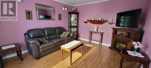 38 Burin Bay Crescent, Burin, NL - Indoor Photo Showing Living Room With Fireplace