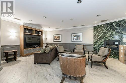 #209 -2391 Central Park Dr, Oakville, ON - Indoor With Fireplace