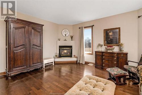 7343 Howard, Amherstburg, ON - Indoor Photo Showing Living Room With Fireplace