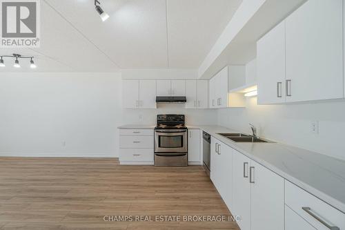 #103 -384 Erb St W, Waterloo, ON - Indoor Photo Showing Kitchen With Double Sink