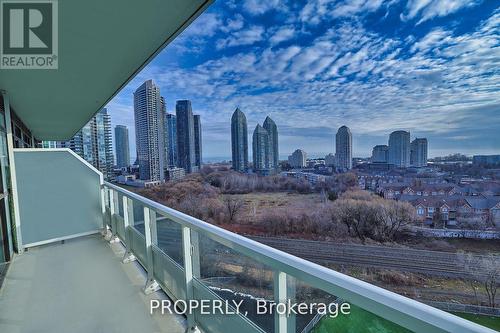 #1306 -251 Manitoba St, Toronto, ON - Outdoor With Balcony With View