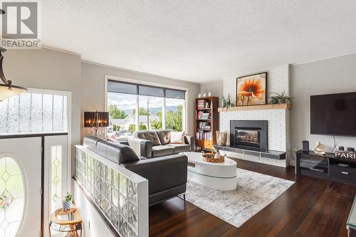 4479 Wasilow Road, Kelowna, BC - Indoor Photo Showing Living Room With Fireplace