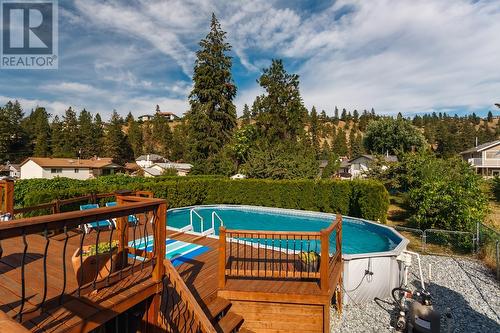 4479 Wasilow Road, Kelowna, BC - Outdoor With Above Ground Pool