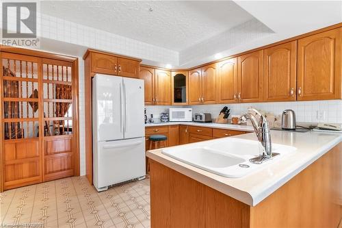 241 4Th Avenue, Hanover, ON - Indoor Photo Showing Kitchen With Double Sink
