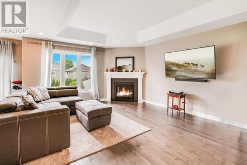 2133 Tremblay Avenue, Cornwall, ON - Indoor Photo Showing Living Room With Fireplace