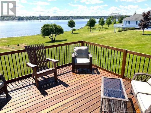 2784 King George Highway, Miramichi, NB - Outdoor With Body Of Water With Deck Patio Veranda With Exterior