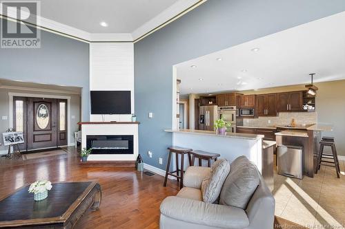 2784 King George Highway, Miramichi, NB - Indoor Photo Showing Living Room With Fireplace